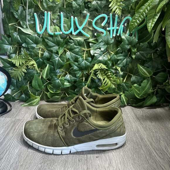 Nike SB Stefan Janoski Max Legion Green Black 631303-300 Mens Size 9.5 main image 5